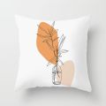 Brand New Nordic Simple Abstract Line Drawings Cushion Cases Morandi Decorative Pillows Case Modern Livingroom Sofa Throw Pillow. 