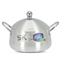 Aluminum Belly Pot Casserole – Heavy Gauge Cookware – 16cm to 24cm – Durable Cooking Handi. 