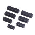 7 Size Black Silicone Watch Strap Retaining Hoop Loop Rubber Buckle Ring 14-26mm. 