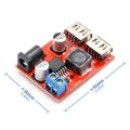 LM2596 LM2596S Dual USB Output 9V/12V/24V/36V Car Charger Switch 5V DC-DC Power Module 3A Buck Regulator Converter. 