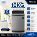 Haier 10kg Fully Automatic Top Load Washing Machine HWM100-826S6 | Quick Wash | Glass Lid | 10 Years Motor Warranty. 