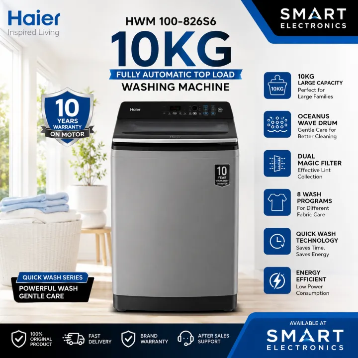 Haier%2010kg%20Fully%20Automatic%20Top%20Load%20Washing%20Machine%20HWM100-826S6%20%7C%20Quick%20Wash%20%7C%20Glass%20Lid%20%7C%2010%20Years%20Motor%20Warranty%20-%20Image%203