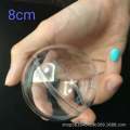 Transparent Christmas Balls Lightweight 3-10cm Ornaments Ball-shaped Acrylic Holiday Decorations for Home Decor Indoor. 
