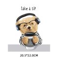 Teddy Bear Applique Patch Clothing Thermoadhesive Patches on Clothes Iron-on Transfers Diy Polo Bear Vinyl Stickers for T-shirts. 