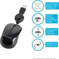 Targus Compact Mouse with Blue Trace Technology for Tracking and Retractable 2.5-Foot USB Cord Black and Gray (AMU75US) 100% Orignal Product. 