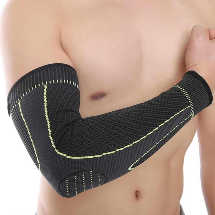 【KuaKe Mall】new style elasticity sports ty series stripe elbow pad armguards ST2577