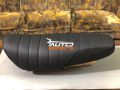 Bike Suzuki Gs150 Foam Padded Leather Seat Cover for long tour comfort & 12mm foam. 