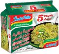 Indomie Green Chilli Fried Noodles (Pack of 5 Pieces of 80 gram) (Imported) (Made In Saudia Arabia). 