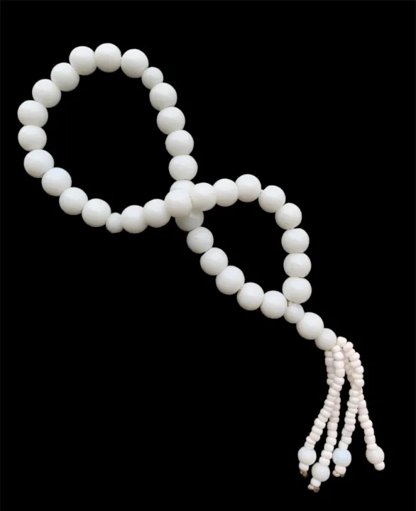 Hand-Made%20White%20Tasbih%2033Beads%208mm%20Tasbeeh,%20Marble%20Beads%20Tasbih.%20-%20Image%202