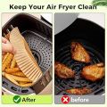 50pcs Air Fryer Disposable Paper Liners - Non-Stick Round Baking Mats for Steaming & Frying (AL MAKKAH). 