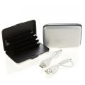 Atomic Charge Wallet - Wallet & Phone Charger 2500 mAh Sealed New. 
