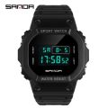 SANDA Watch 293 Digital Watch Men Women 50M Waterproof Sports Watches Male Ladies Clock Electronic Square Watch Lover's Wrist. 