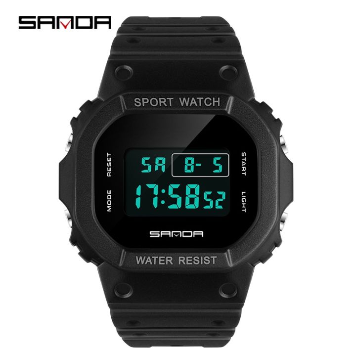 SANDA%20Watch%20293%20Digital%20Watch%20Men%20Women%2050M%20Waterproof%20Sports%20Watches%20Male%20Ladies%20Clock%20Electronic%20Square%20Watch%20Lover's%20Wrist%20-%20Image%205