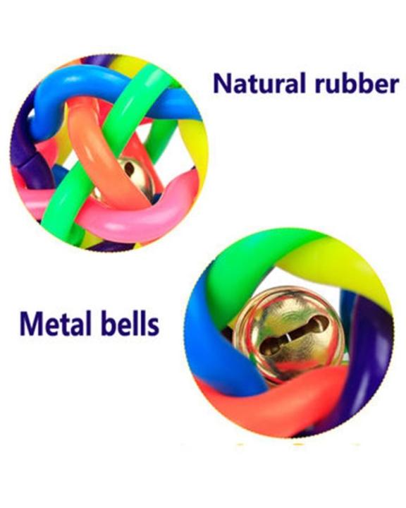 Pet%20toy%20ball%20with%20bell-multi%20color-Small%20size%20-%20Image%204