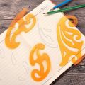 12 Pieces French Curve and Template Ruler Set Drawing Template Tool Circle Templates for Personal Drawing and Drafting. 