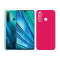 Back Paper For Realme 5 Pro Self Adhesive Lamination Anti-Stain 0011 MAGENTA Sheet Wrap Cover. 