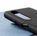 Sharp Aquos Zero 5G Basic Case Matte Soft Silicone TPU Back Cover For Sharp Aquos Zero 5G Phone Case Slim shockproof - Black. 