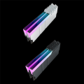 Computer DDR4 DDR5 5V ARGB Sync Memory Radiator PC RGB Colorful RAM Heatsink Cooler Cooling Shim Armor Black. 