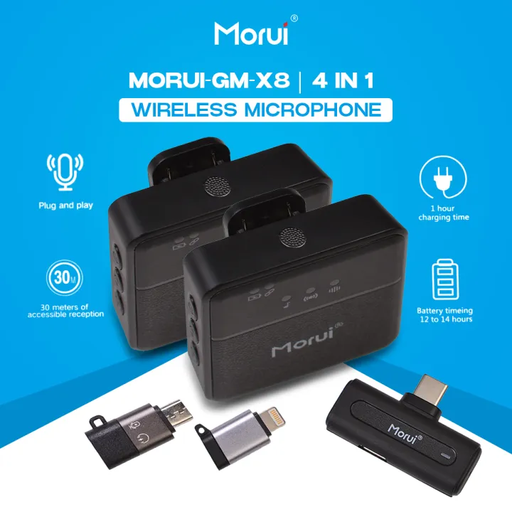 Morui%20GM-X8%20Dual%20Mic%20Wireless%20Microphone%20%7C%201%20Year%20Brand%20Warranty%20%7C%20Active%20Noise%20Cancellation%20Mic%20for%20YouTube%20Vlogging,%20Live%20Streaming,%20Smartphones%20&%20Audio%20Devices%20%7C%20Premium%20Studio%20Sound,%20Eco-Friendly%20-%20Image%203