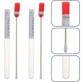 Disposable Sterile Swab Sticks (10-100 Pack) - Wooden Swabs in Plastic Tubes for Cleaning & Laboratory Use. 