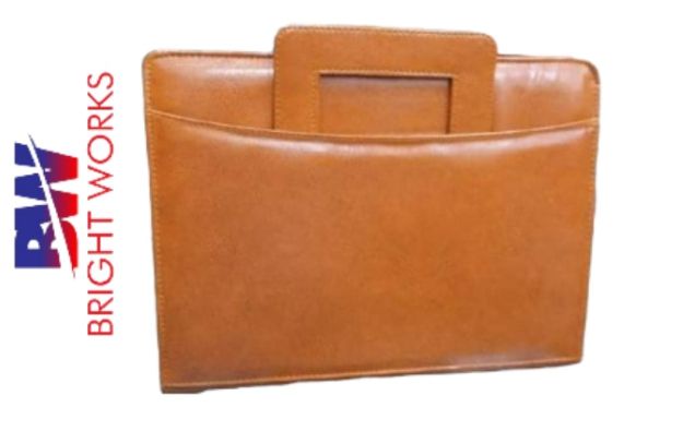 Executive Leather Document Handle Folder