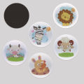 5pcs Training Toilet Color Changing Stickers Pee Targets Potty Training Seat Stickers Urinal Bullseye for Kids Toddler Boys Girl. 