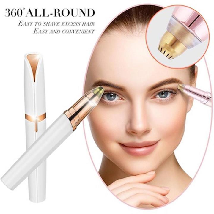 Eyebrow Hair Remover- Finishing Touch Hair Remover Machine - Original Facial Hair Remover - Rechargeable Eyes Brow And Hair Remover - Electric Trimmer Epilator-Eyebrow Trimmer Pen