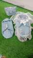 Baby welcome set .Gultaaz Welcome Home Set for New Born | 4 pc set for Baba & Baby  | Bassinet, Carrynests, Diaper. 