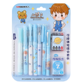 Cute Ink Pen Set 6pcs Pens 1pc removal 8pcs ink cartridge Fountain Pen. 