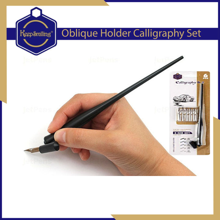 Keep%20Smiling%20Oblique%20holder%20Calligraphy%20Dip%20Pen%20Set%20-%20Image%202