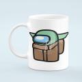 among us character baby yoda Mug Amazing Mug. 