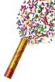 1 Party Popper - small size for birthday decoration and bridal shower decoration or balloons decoration. 