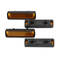 4pcs/set bicycle pedal reflector safety night cycling reflective bike accessory. 