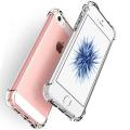 IPhone 5/ 5s/ 5SE Antishock Air cushions Drop Resistance Transparent Tpu Case Silicone Back jelly Cover 1.5mm. 