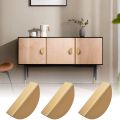 8Pack Gold Drawer Pulls,2.5 Inch Half Moon Cabinet Drawer Pulls Kitchen Handles, Modern Cabinet Hardware Pulls. 