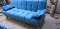 Sofa Combed-wooden sofa cum bed-High Quality sofa cum bed with Two Cushion(Multicolor)customized. 