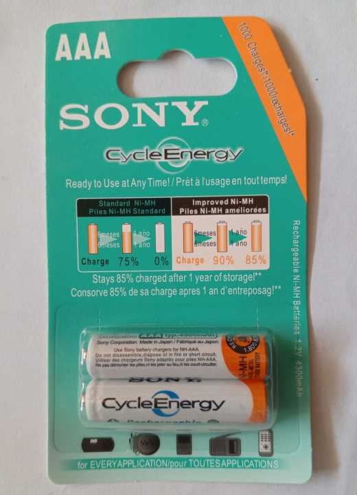 SONY%20AAA%20Rechargeable%20Cells%20Shop%20Promotion%20Sale%20AAA%20Rechargeable%20Battery%20Cell%20Imported%20Sony%20Cycle%20Energy%20NiMH%20-1.2v%204300mAh%201000%20Cycles%20Batteries%20Cells%20-%20Image%202