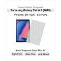 Samsung Galaxy Tab A 8 (2019) - Screen Protector - Best Material - Nano Glass - A8. 