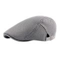 Men Breathable Mesh Summer Hat Newsboy Beret Ivy Cap Cabbie Flat Cap. 