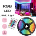 Color Changing RGB LED Light Strips Roll Of 15ft with Remote Controll. 