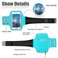 Armband for Phone Running Armband Fits Gym Workout,Water Resistant Cell Phone Holder Case with Fingerprint ID Access,Keys Holder Adjustable Band. 