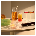 Ikea Tray Glass Dark Red. 