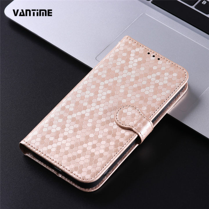 Vantime for Tecno Spark Go 2024 / Spark 20C / Spark 20 / Spark 20 Pro / POP 8 PU Leather Wallet Case Card Holder Wave Point Pattern Flip Cover with Lanyard