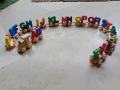 Wooden Alphabet Train. 