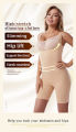 GlamourSecrets Women Full Body Shaper Cotton Spandex Blend Body Shaper wear for Thighs, Back, Tummy - Stretchable Tummy Control with Full Body Shaping and Slimming (Beige). 