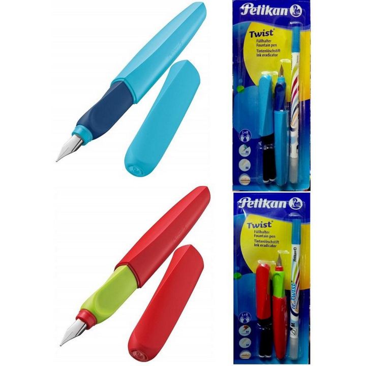 Pelikan Twist Fountain Pen with Ink Eradicator Remover