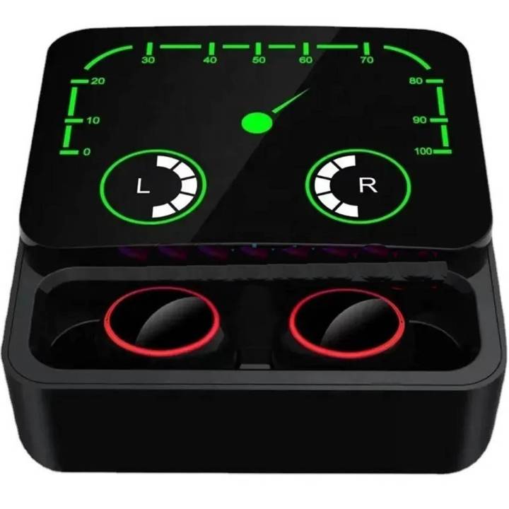 New Advanced TWS Wireless Earbuds Bluetooth With LED Fingerprint Touch Sensor Control & Super loud 9D Stereo Sound. Bluetooth Earphones, M90  Earbuds With Microphone Bluetooth Airpods_ Pro, F9 Wireless Earbuds , i12 Airpods_ , Wireless Bluetooth Handfree
