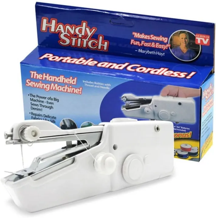 🧵 Portable Mini Sewing Machine Handheld Cordless Stitch Tool | Quick ...