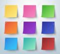 Sticky Notes Colorful Notes 3x3, Super Sticking Power Memo Pads, Self-Sticky Removable Note, 100 Sheets/Pad, School Supplies 76*76 MM. 