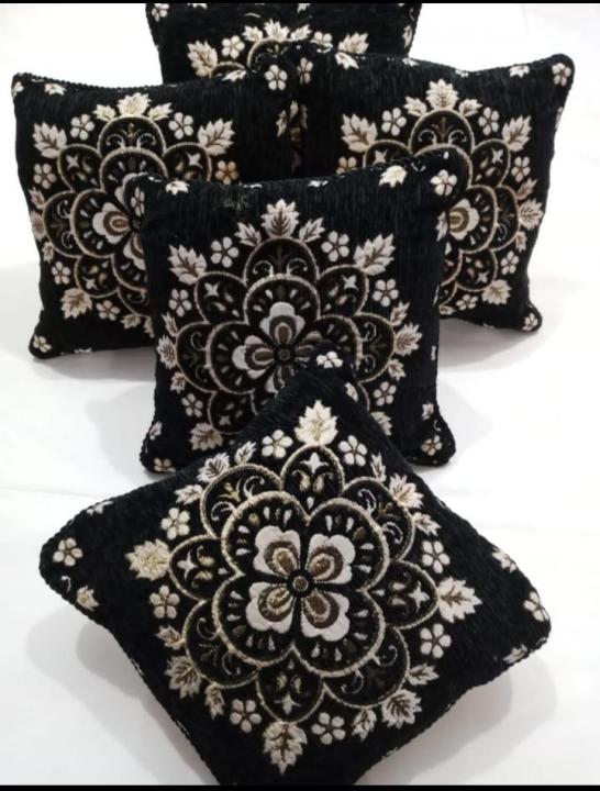 Pack%20of%205%20Velvet%20Cushion%20Covers%20Set%20%7C%20Square%20Sofa%20Cushions%20Cover%2014x14%20inch%20-%20Image%202